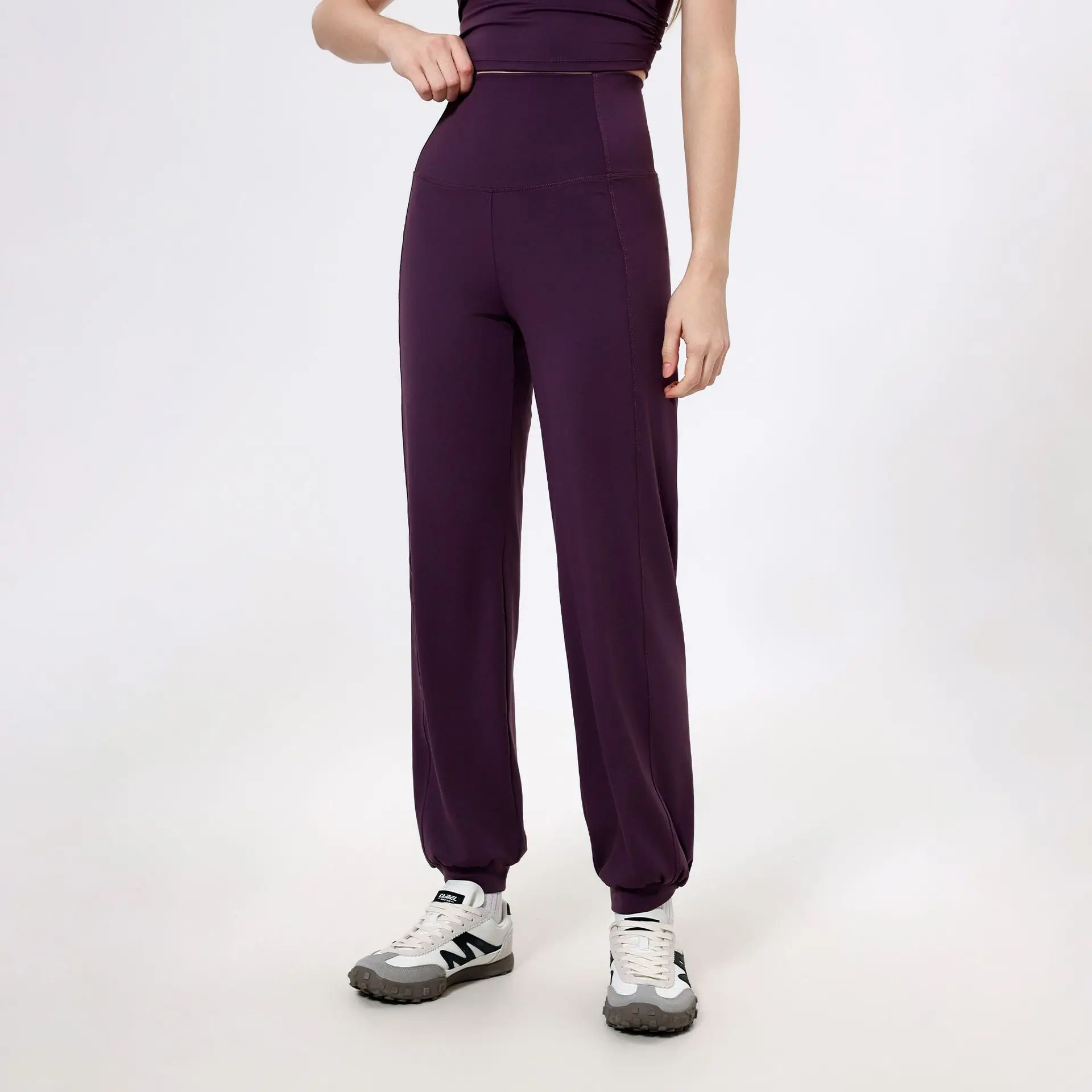 

Women's Yoga Sports Jogger Pants Loose Running Trousers High Waist Jogging Sweatpants Quick Dry Wide Leg Fitness Gym Pant Female