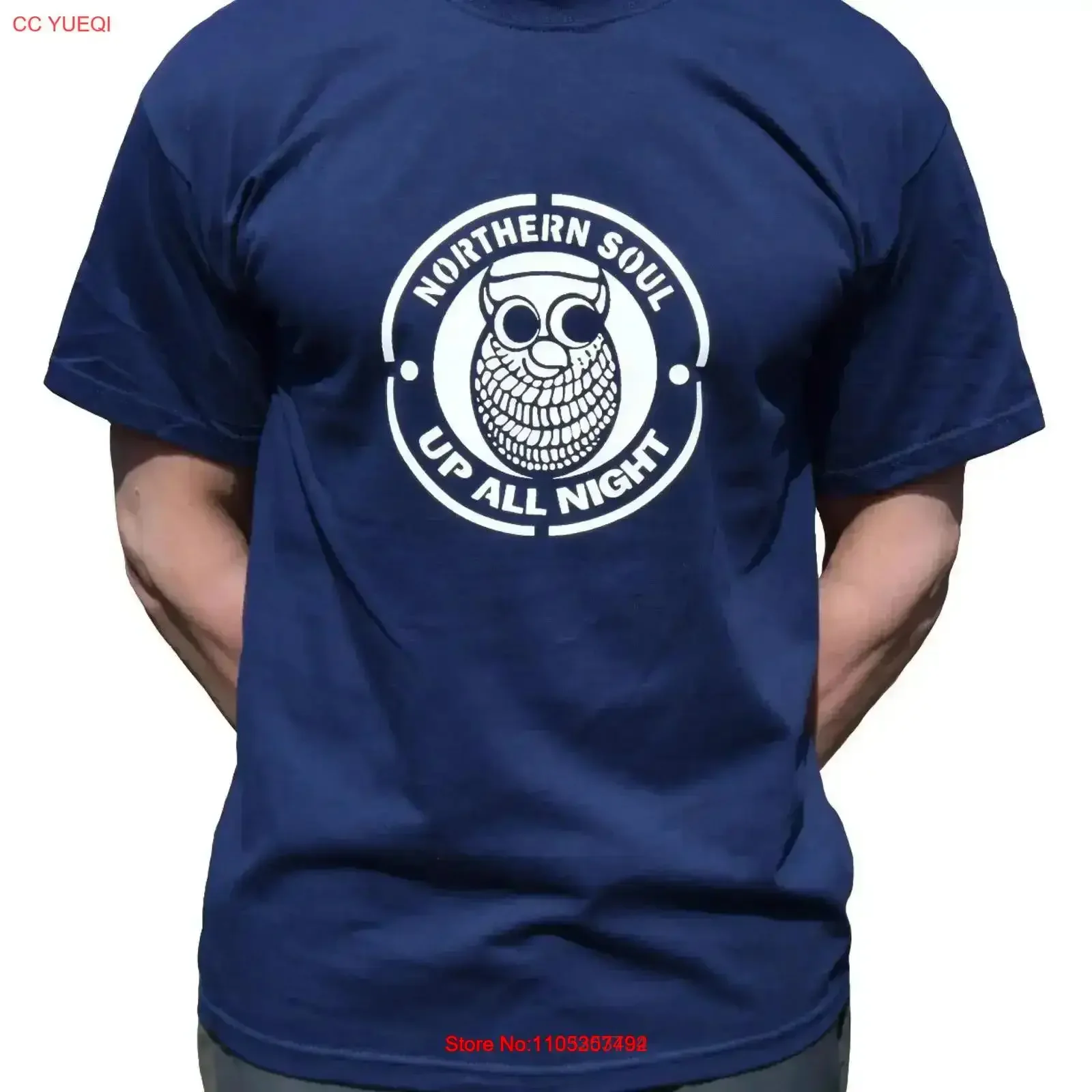 NORTHERN SOUL NAVY T SHIRT STAX TAMLA MOTOWN WIGAN CASINO MODS vintage Washed Comfortable fashion designer clothes  vintage