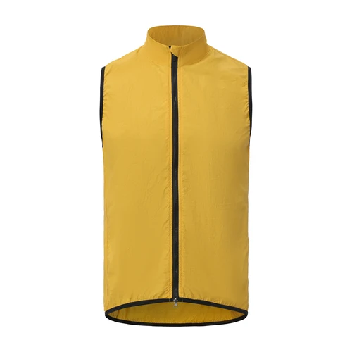 Imagen 2 del producto 2024 todo nuevo ciclismo clásico ligero chaleco a prueba de viento ciclismo mejor chaleco de viento para hombres nuevo tejido elástico con cremallera bidireccional