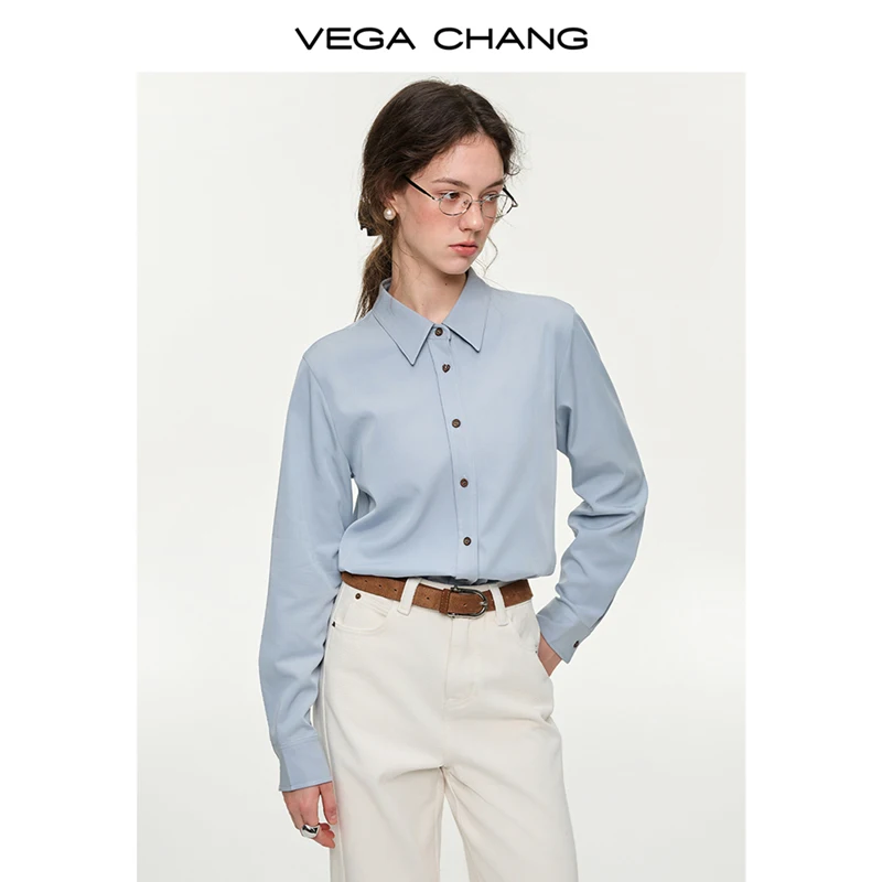 Vega Chang – chemise polyvalente basique pour femme, nouvelle collection hiver