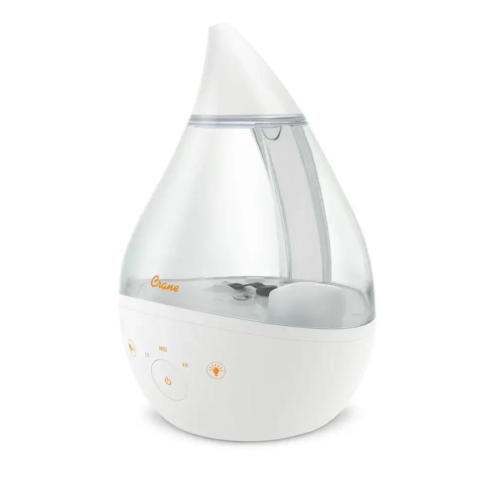 1 Gallon Ultrasonic Cool Mist Humidifier with Sound Machine Nightlight 3 Speed Settings Up to 24hr Run Time Variable Speed