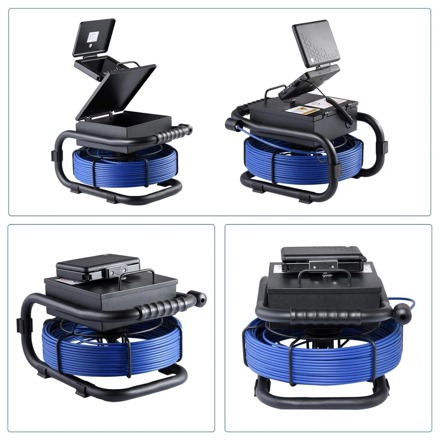 5 "rioolcamera DVR 16 GB video-opname, pijpinspectie-endoscoop waterdicht 23 mm met 512 Hz 5000 mAh batterij 5 mm 20/30/50 m