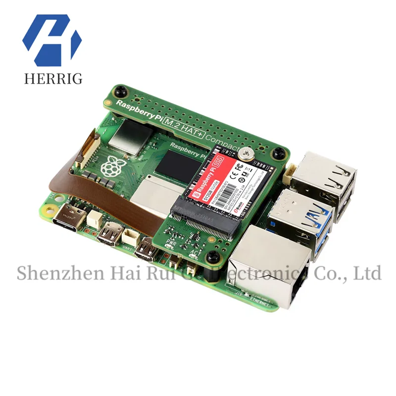 Placa de expansión de interfaz Raspberry Pi Original Pi5 PCIe a M.2, compatible con tamaño 2230, protocolo NVMe, HAT