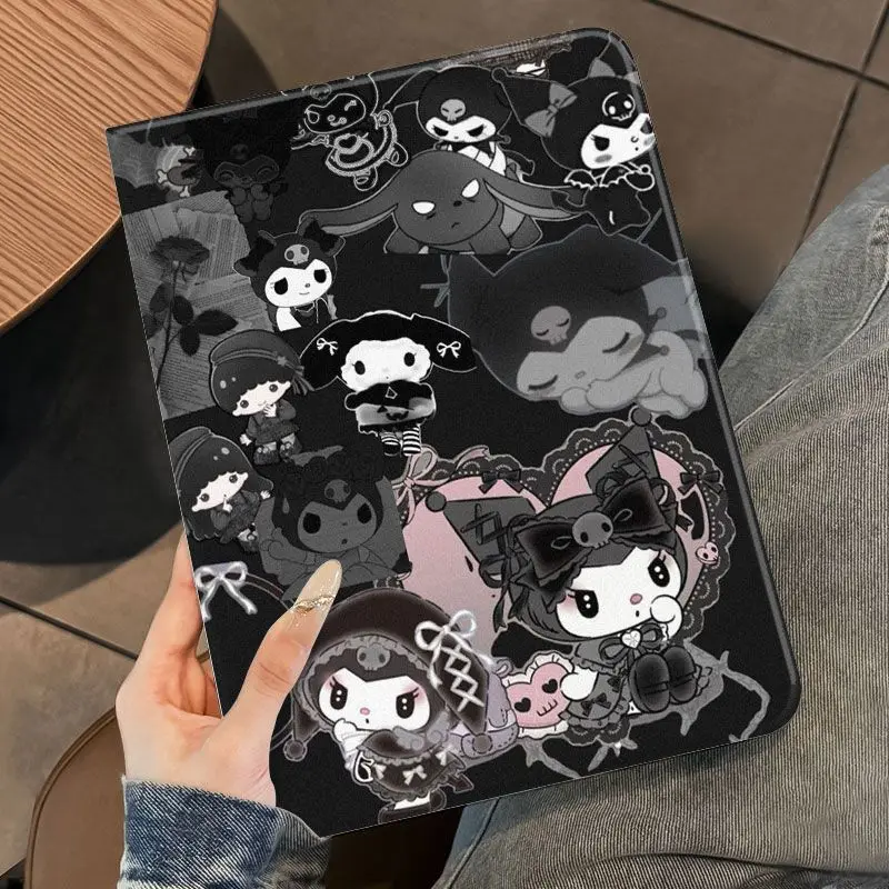 

Case For Samsung Galaxy Tab S6 Lite 10.4 S7 FE S8 Plus S9 S9 FE S10 FE T515 510 A7 A8 A9 Cute Kuromi TPU Protective Cover Gifts