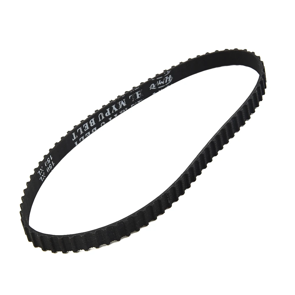 Heat and Cold Resistant 150XL037 Rubber Timing Belt 75 Teeth Smooth Transmission Wide Transmission Ratio Range Long Lasting