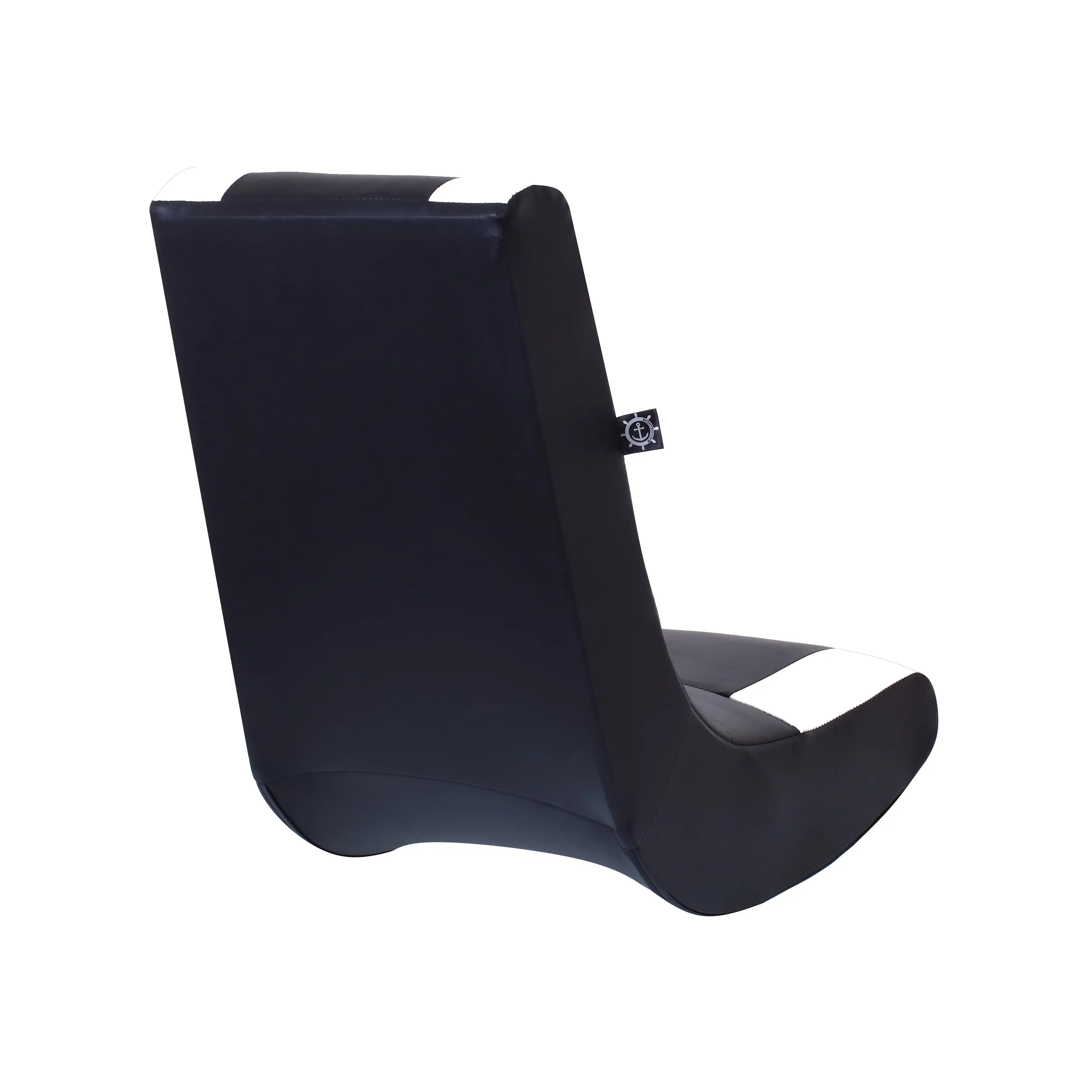Cadeira para jogos Riptide Kids Video Rocker Floor, PU preto/branco