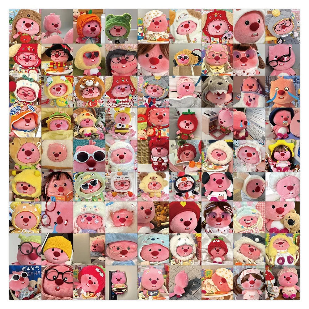 99Pcs Cute Loopy Doll Stickers Waterproof Graffiti Decals for Helmet Bicycle Journal Pencil Case Decor