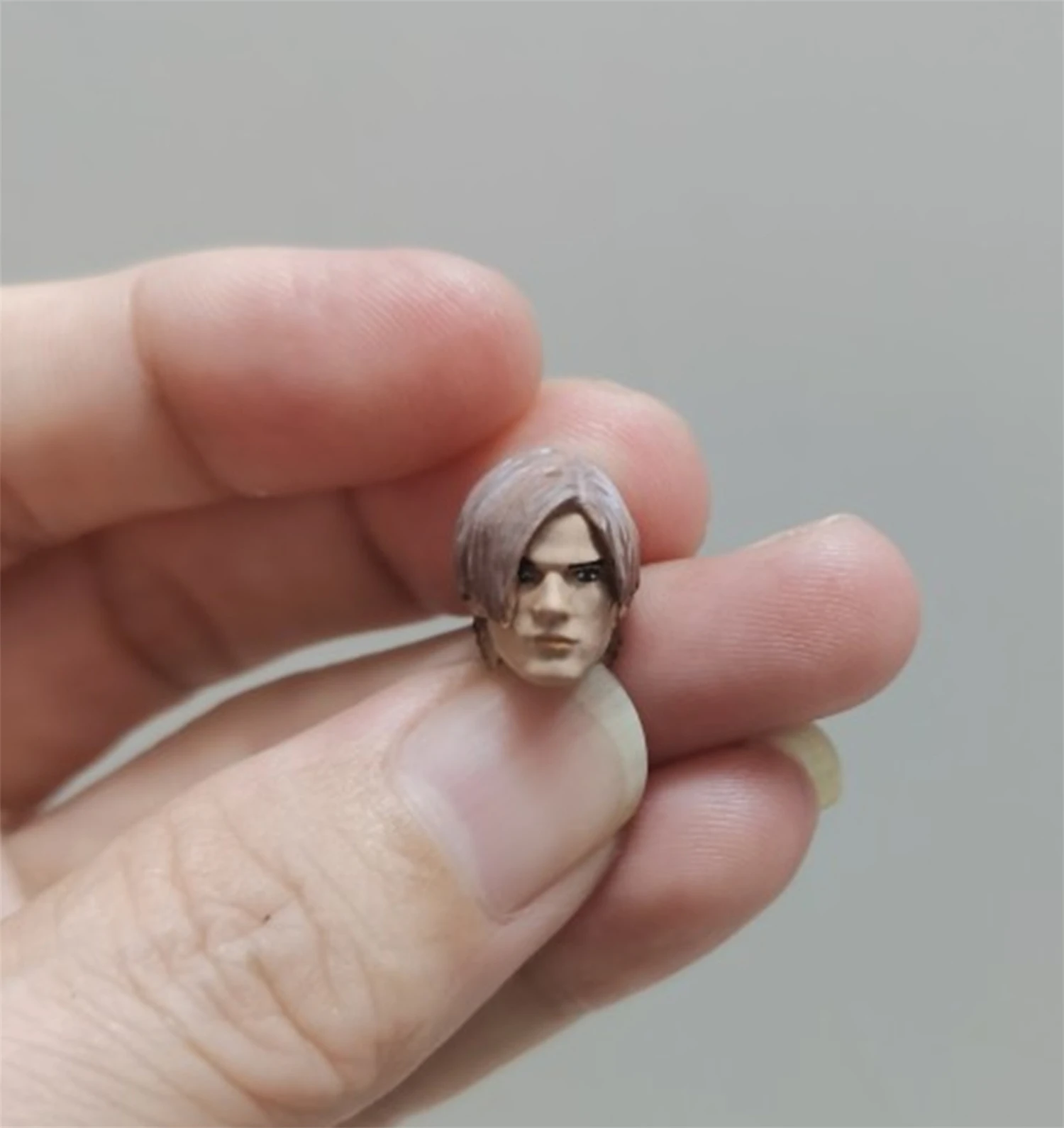 1/18 Scale Head Carving Leon Scott Kennedy Male Soldier Model PVC 3.75Inch Action Figure Body Doll Collection DIY