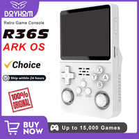 BOYHOM Original ARKOS 256G/128G/64G R36S Open Source Retro Handheld Game Console 3.5'' IPS Portable Pocket Game Player MAX
