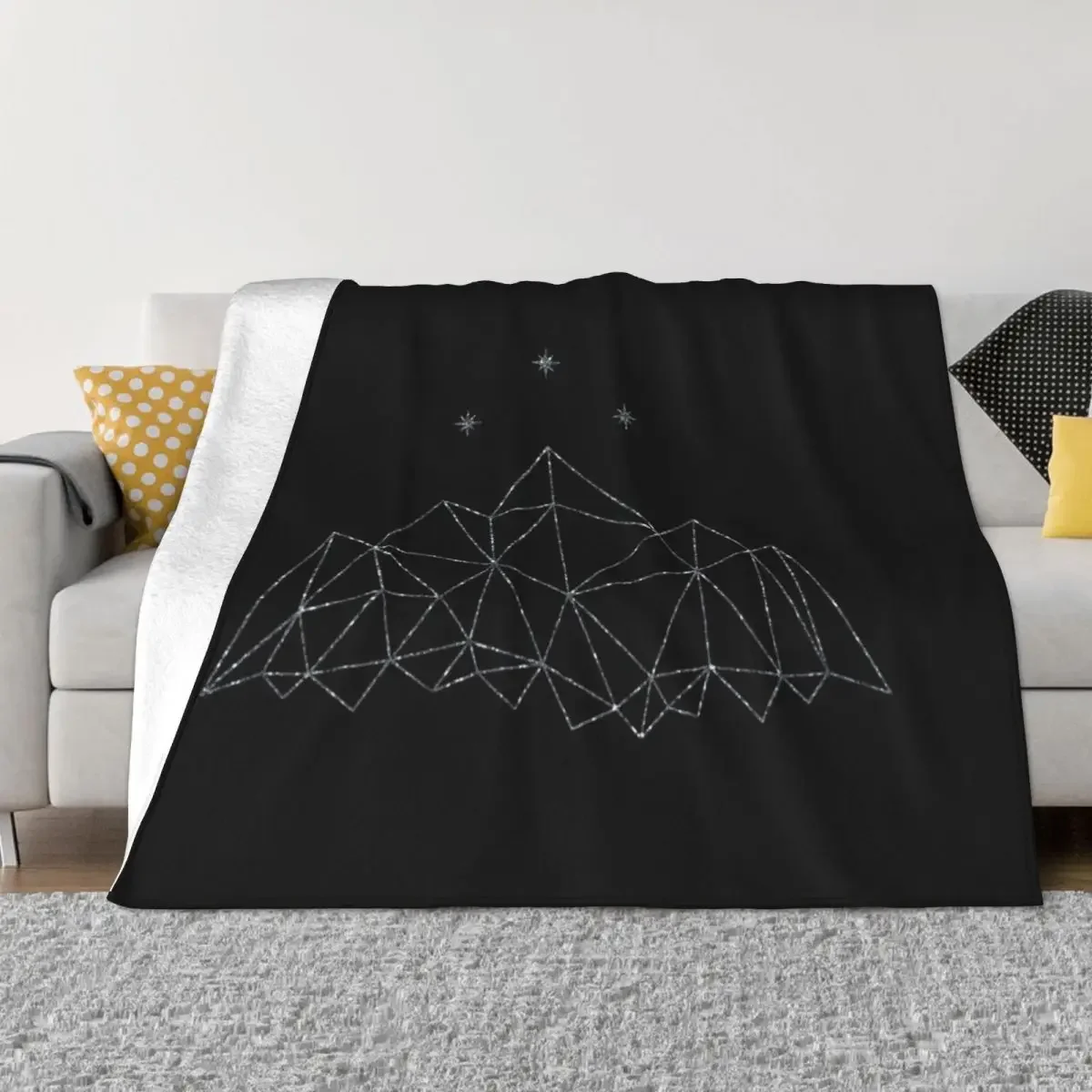 

the Night Court insignia from A Court of Frost and Starlight Throw Blanket Heavy Decorative Sofa Bed Fashionable Blankets