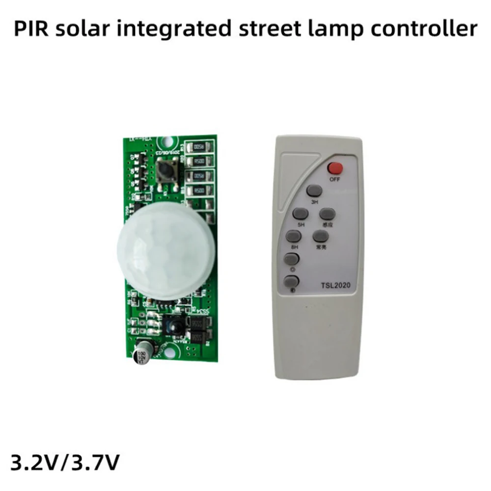Remote Control Solar Circuit Board PIR Human Body Induction 3.2V/3.7V Solar Street Lamp Controller Module Solar Lamp Controller