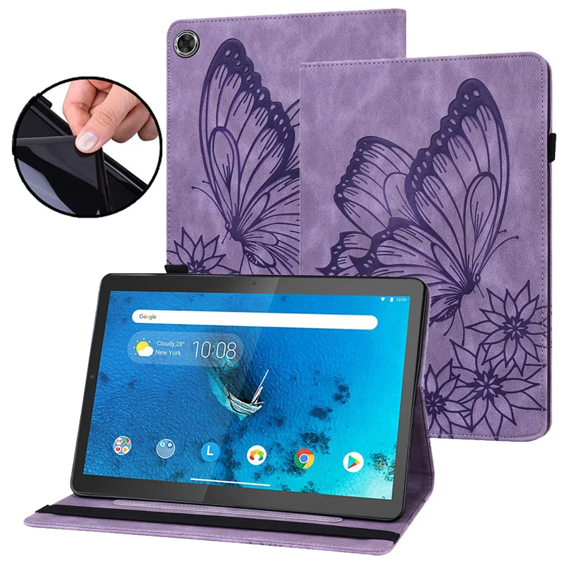 

For Lenovo Tab M10 Plus 3rd Generation 10.6 inch Case TB-125FU 2022 Tablet Butterfly Cover for Lenovo Tab M10 Plus Gen 3 Case