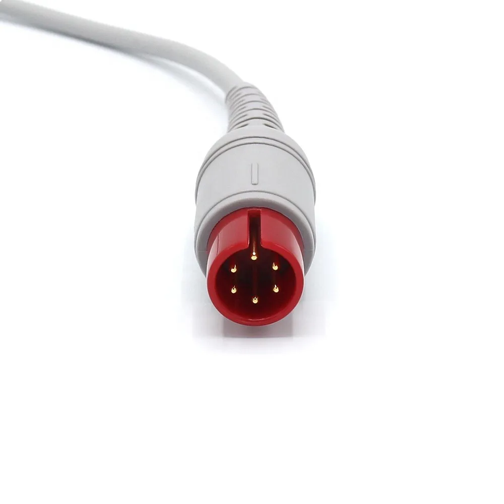 Compatible AAMI IBP Adapter Cable 3.2 Meters Far Infrared Disinfecting Invasive Bloods Pressure Connecting Wire
