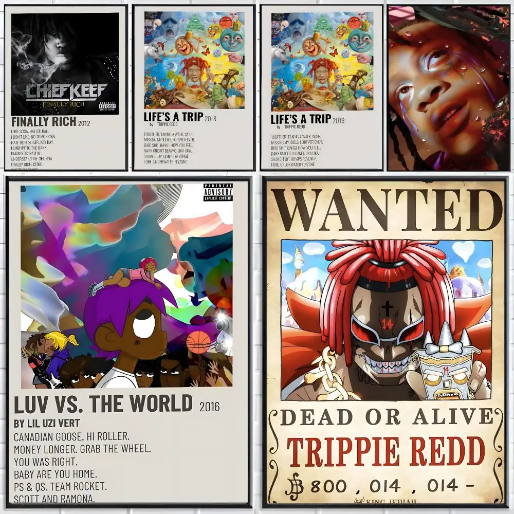 rapper hiphop T-Trippie Redd Poster Distinct Home Decor Concepts Chic Indoor Art Pieces