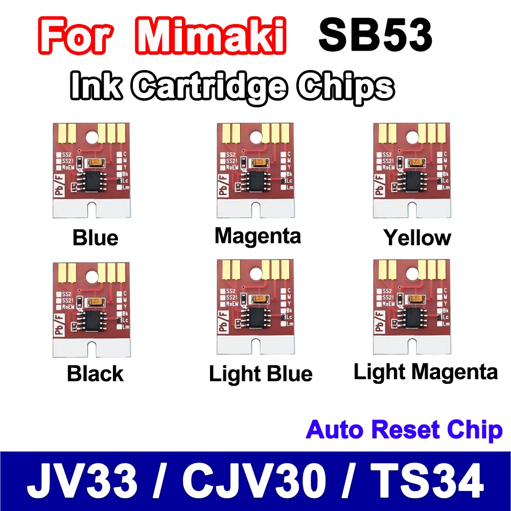 Mimaki SB53 Ink Cartridge Auto Reset Chip for Mimaki JV33 CJV30 TS34 Permanent Chip