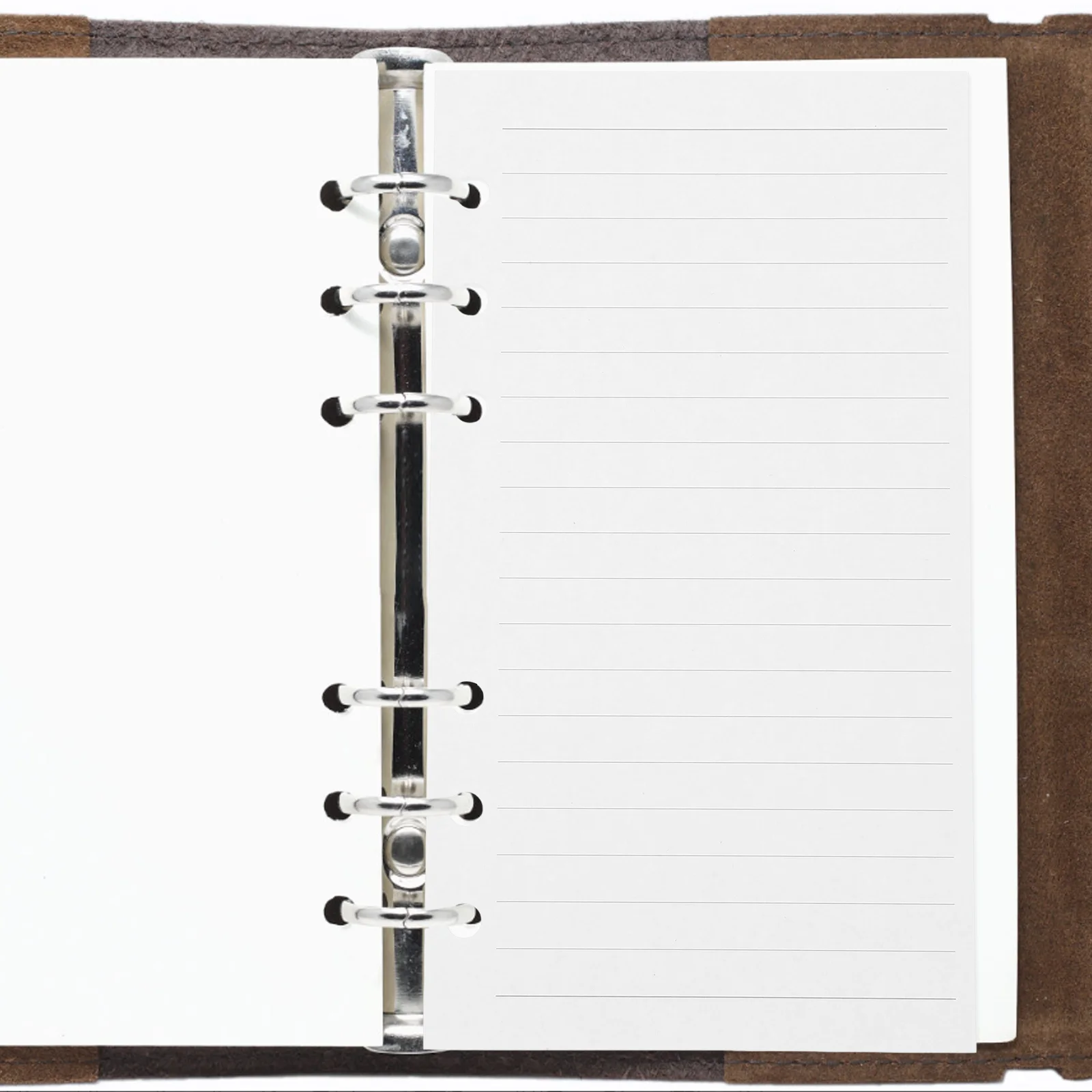 

45 листов A6, сменный блокнот с 6 отверстиями, наполнитель с гладкой подкладкой и сеткой для офисного школьного планировщика, сменные вставки для блокнота, свободные