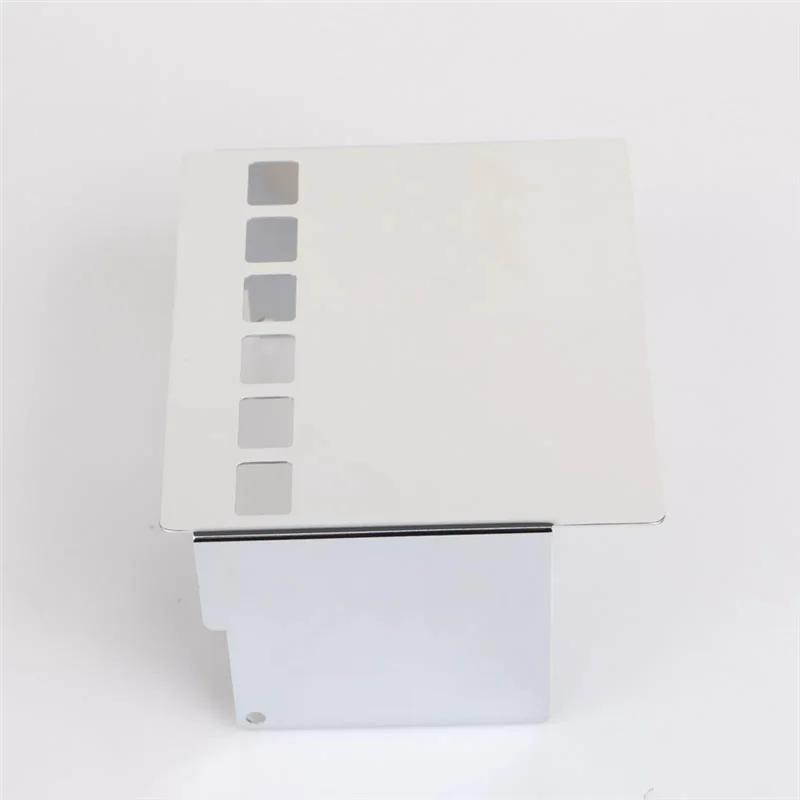 A03Z-Chrome Square แบตเตอรี่กล่องสําหรับ Dyna Low Glide FXS Super Glide FXR FX