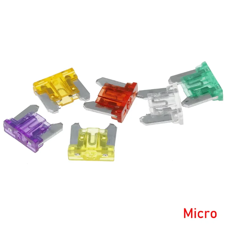 Mini Small Medium Fuses Standard Mini Micro 2 Car Fuse 2A 3A 5A 7.5A 10A 15A 20A 25A 30A 35A 40A Amp Clip Fuse Set for Car Truck