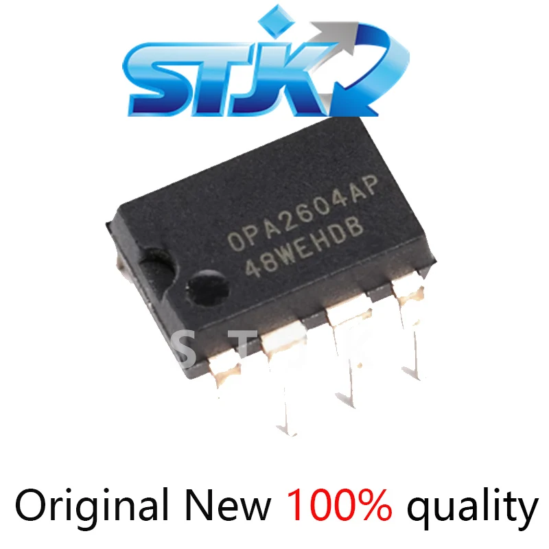 

OPA2604AP OPA2604 DIP8 Dual operational amplifier directly inserted into DIP8 precision dual operational amplifier chip.