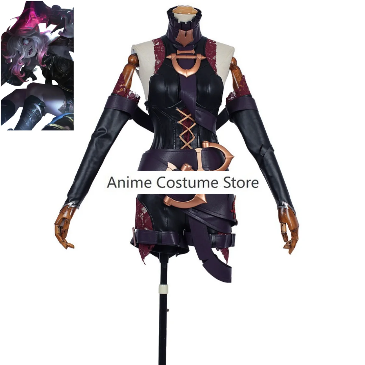 Anime Game LOL Briar Cosplay Costume Noxus Cosplay Costume Vampires PU Jumpsuits Woman Sexy Kawaii Halloween Carnival Suit