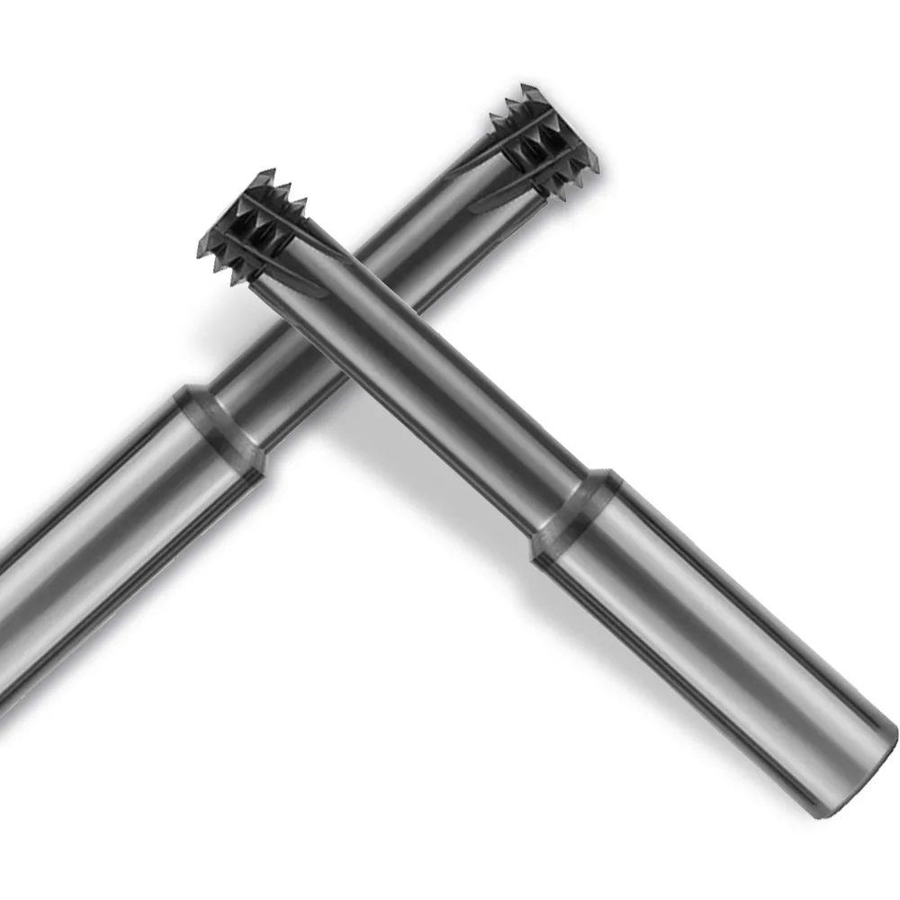 

Thread Milling Cutter 3 Flute Metric M1-M12 CNC Solid Carbide Deep Hole Steel Alloy Metal Machine Tool