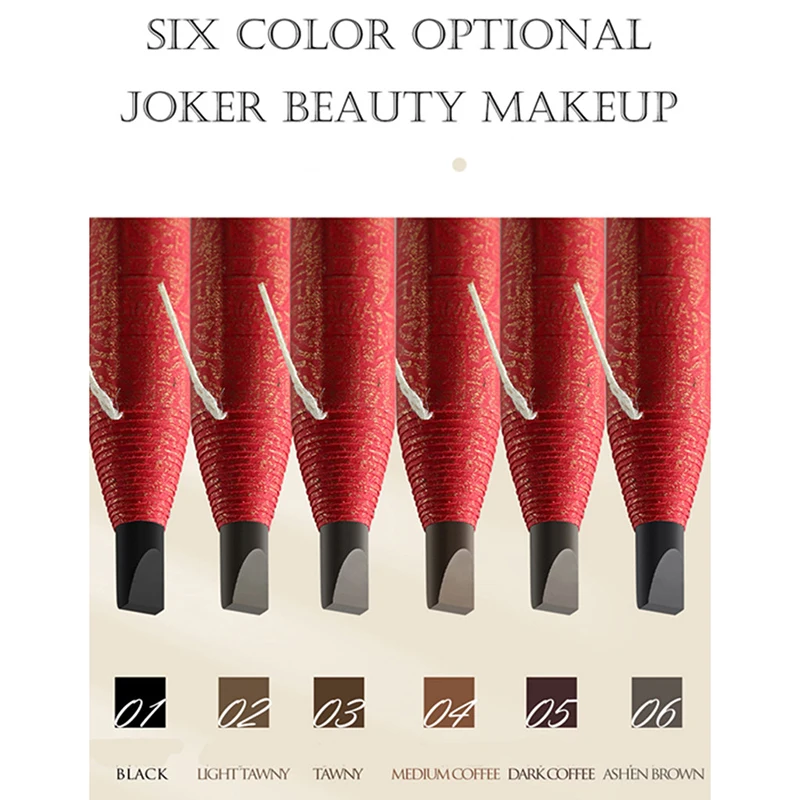 Makeup Eyebrow Pencil Tear Off Pull Line Not Sharpen Need Eyebrow Pencil, Natural Color Rendering,Sweat Proof And Smudge Proof