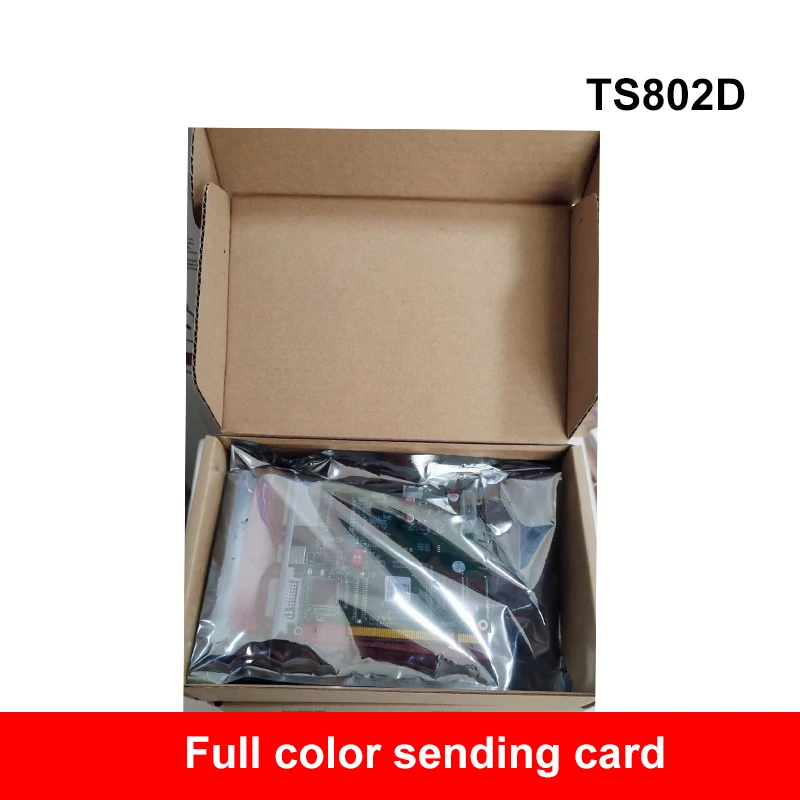 بطاقة إرسال LINSN TS802D شاشة عرض فيديو LED بالألوان الكاملة TS802 متزامنة SD801