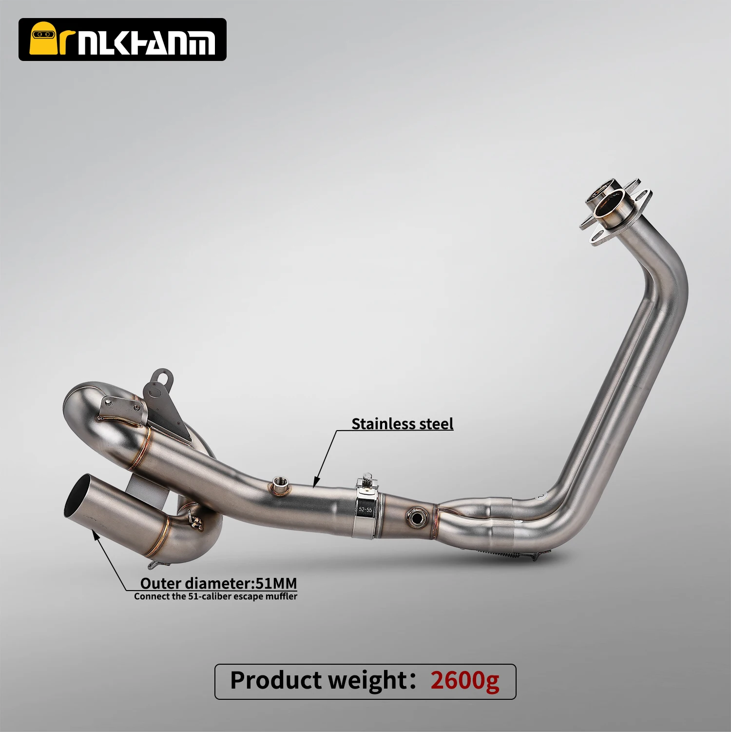 For MT07 mt07 Motorcycle exhaust system modify full system for XSR700 MT07 MT-07 FZ-07 Tracer R7 2025-