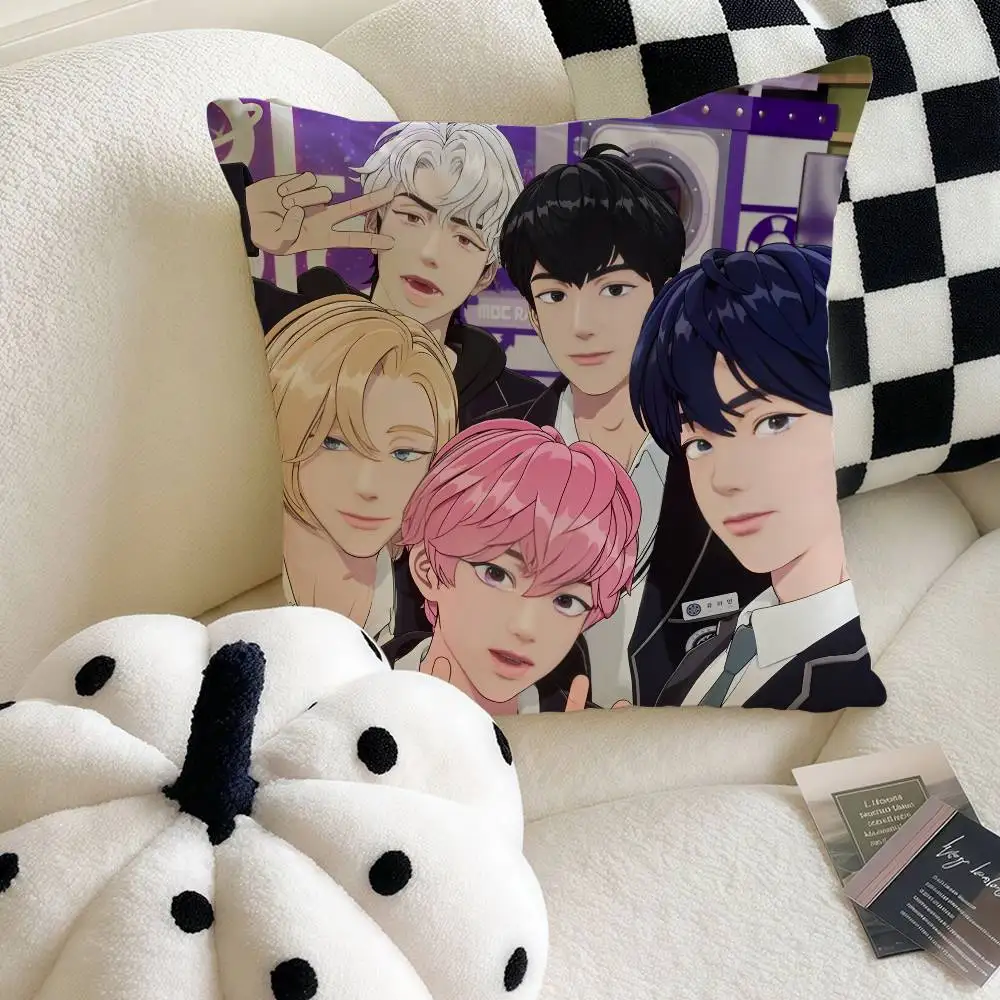 

Kpop P-PLAVE-band Pillow Case Luxury Double-sided For Car Pillows 45x45 Cushions Cover Home And Decoration Sofa Pillowcase 50x50