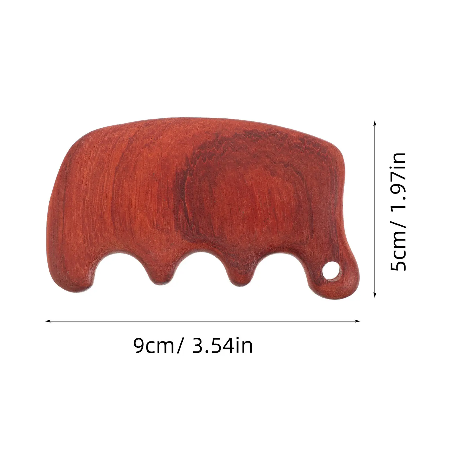 Gua Sha Massage Tool Natural Chicken Wing Wood Ergonomic Scraping Board for Muscle Relaxation Body Spa