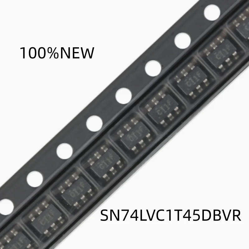 (100 Pieces) 100% New Sn74Lvc1T45Dbvr Silk Screen Ct1F Ct1R Ct15 2Puh Package Sot23-6 Three-State Output Unit Dual Power Bus Transceiver Chip Ic