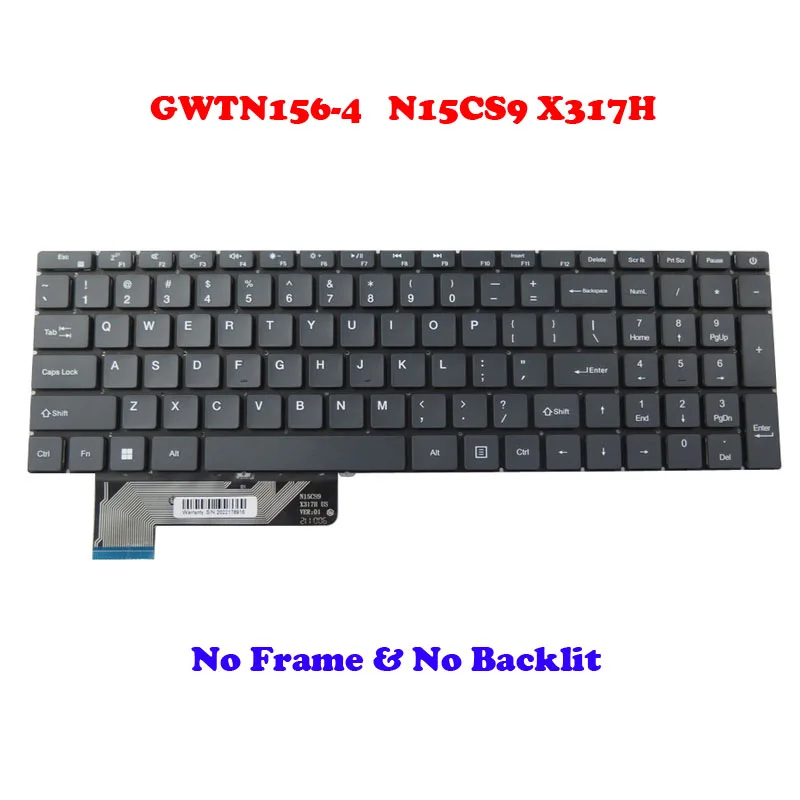 Teclado de GWTN156-4 para ordenador portátil, accesorio para Gateway GWTN156-4, GWTN156-4BL, GWTN156-4BK, inglés, EE. UU., Reino Unido, JP, negro/gris, nuevo