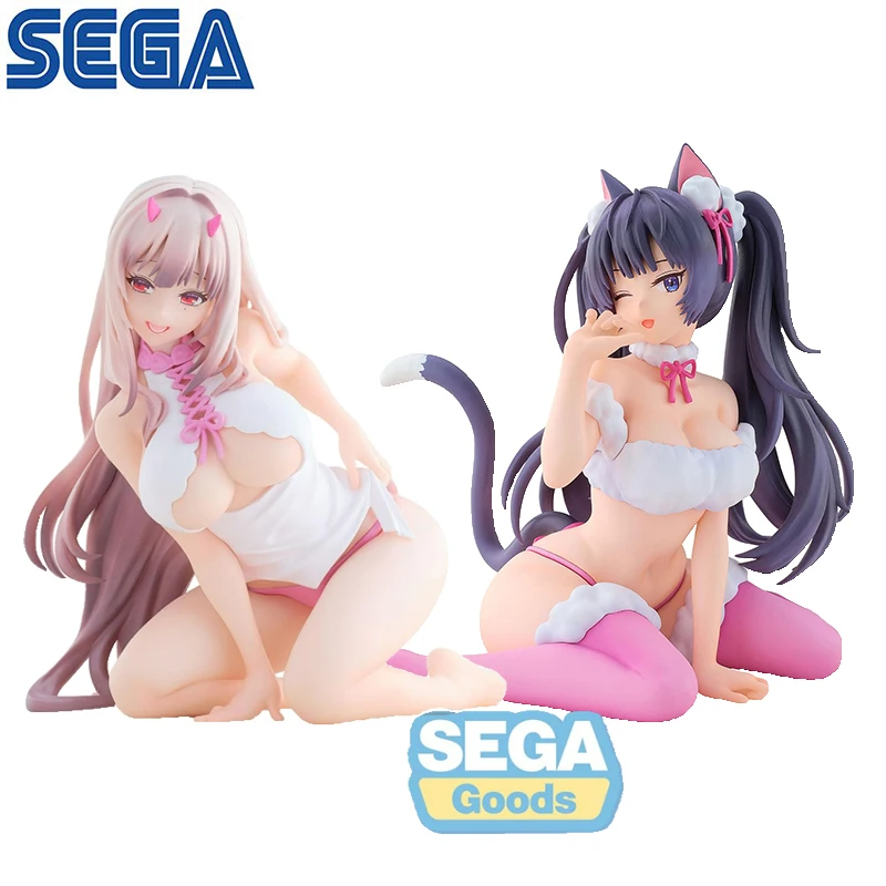 

In Stock Original SEGA NIKKE: The Goddess of Victory Yumemirize Viper Nero 10Cm Action Figure PVC Model Toys Kawaii Doll Gift