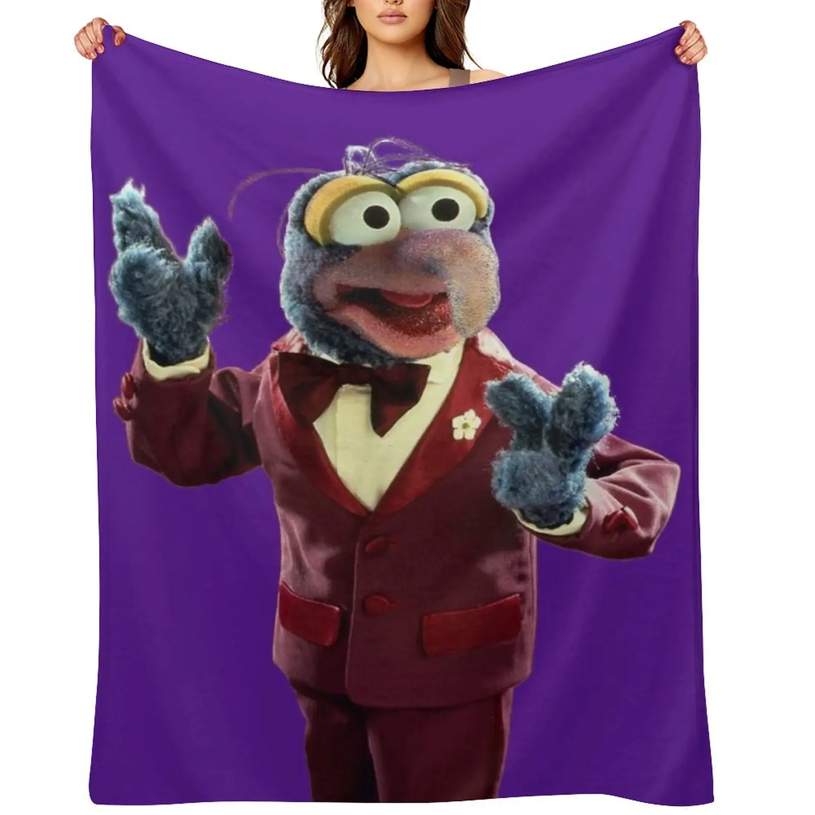 

gonzo Throw Blanket Giant Sofa Cute Plaid warm winter Blankets