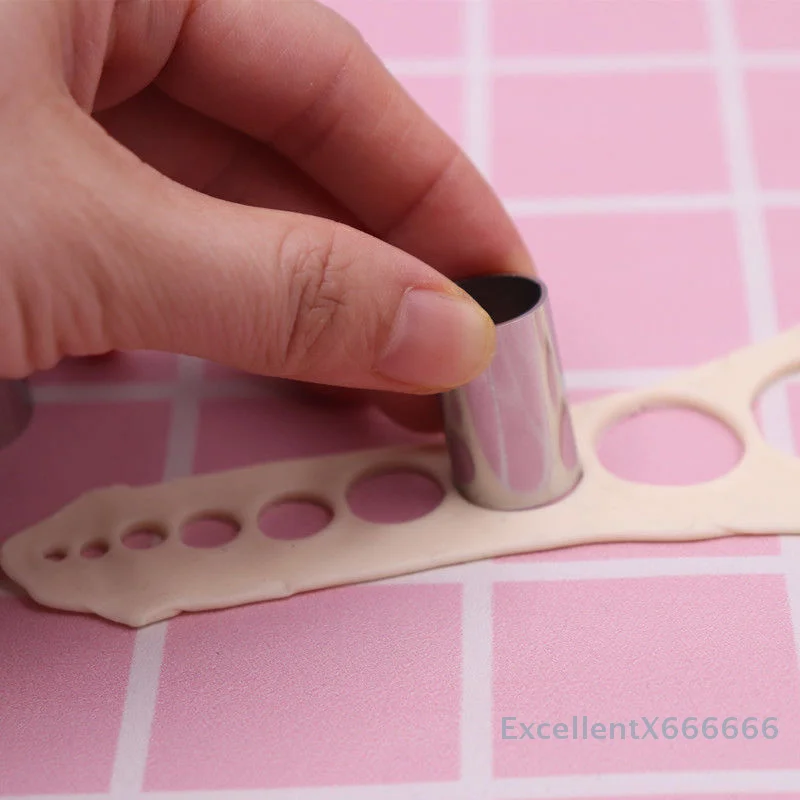 7/8 Pcs  Clay Extruder with Organizing Box Carving Modeling Tool Hollow Round Cutter Pottery Tools Polymer Clay Tools