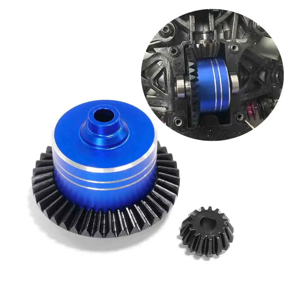 

Steel Differential Case with Main Gear Spur Gear for 1/10 Tamiya TT02 TT02B XV02 RC Car Upgrade Part