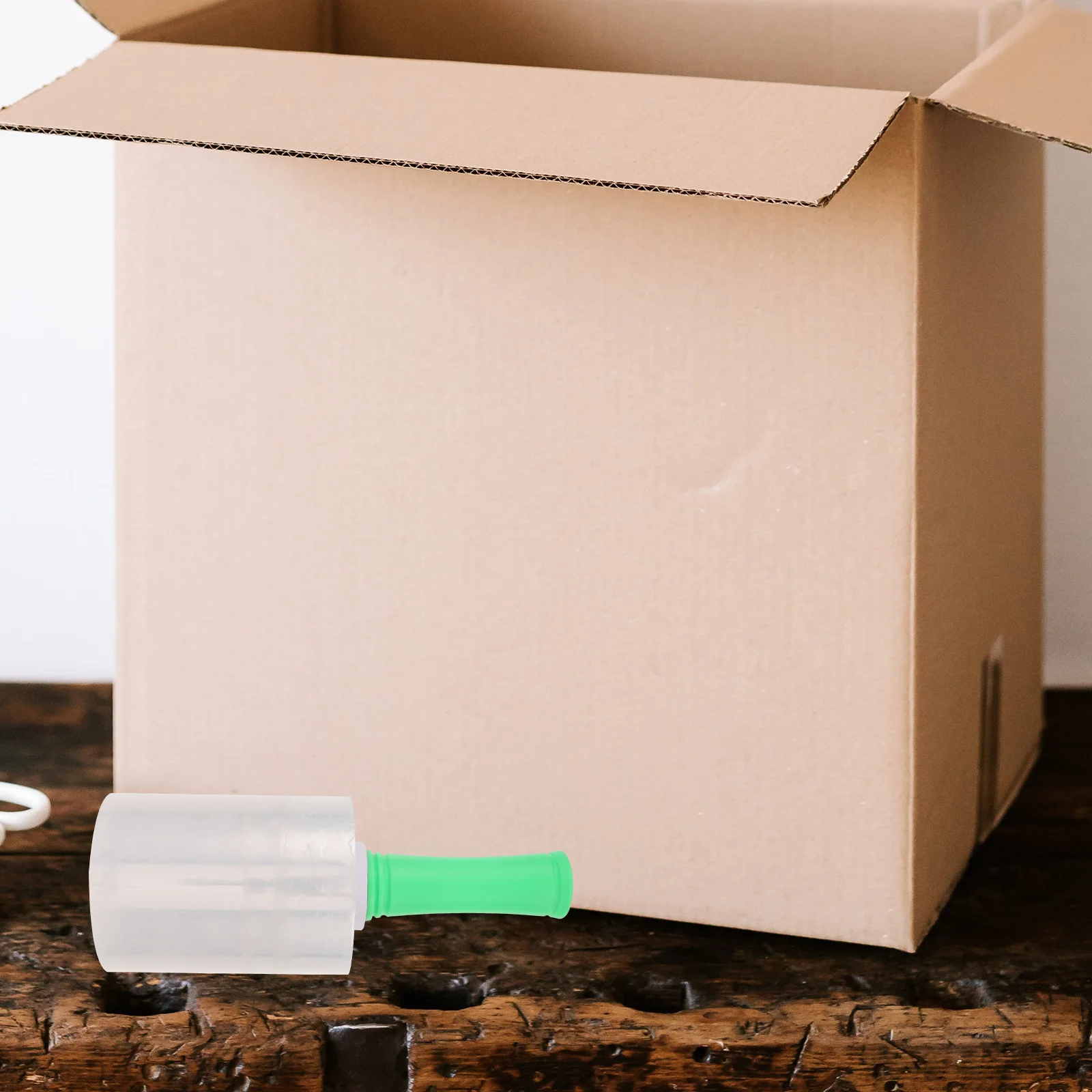 

1 Roll Plastic Handle Stretch Film Wrap for Furniture Moving Packing Shrink Wrap Plastic Roll Furniture Wrapping for Moving