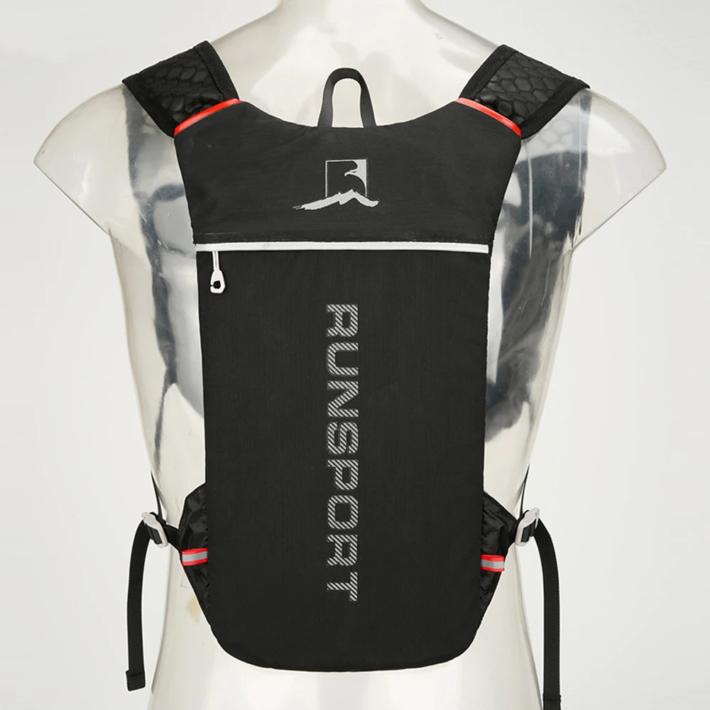 قطعة واحدة من سترة الجري، سترة الترطيب، حقيبة ظهر مائية خفيفة الوزن لسباق المشي لمسافات طويلة