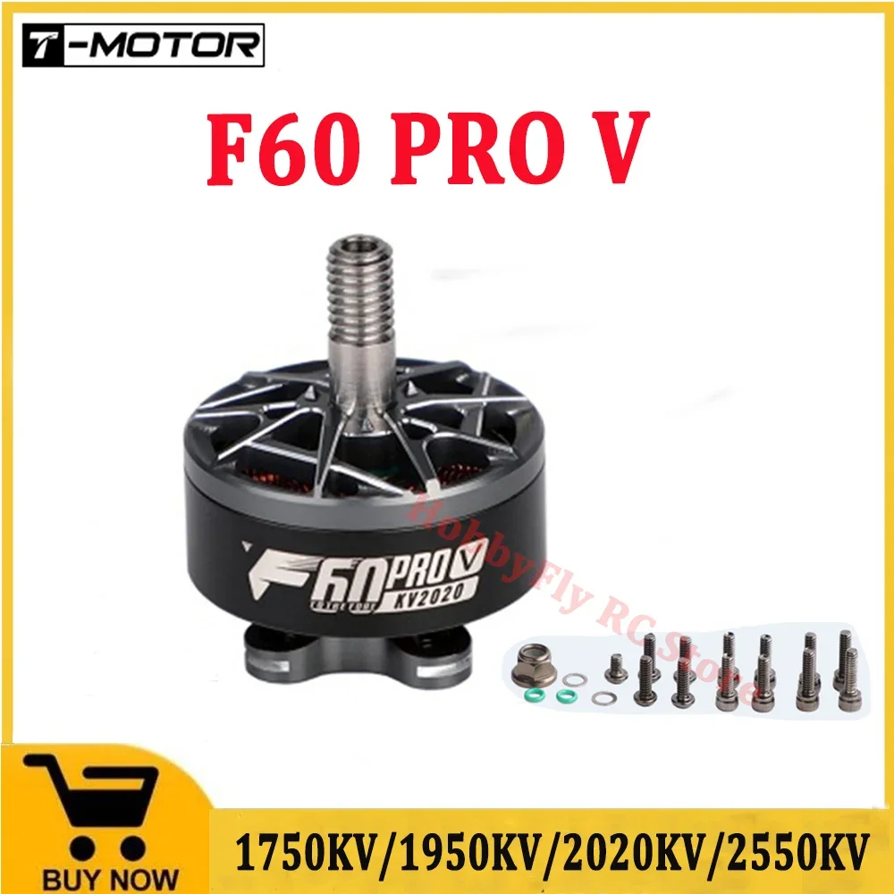 T-Motor F60 PRO V F60PROV 1750KV 1950KV 2020KV 2550KV 5-6S Brushless Motor for RC Drone FPV Racing