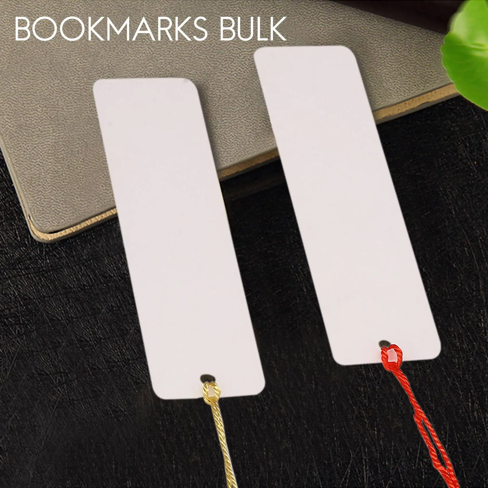 30 Pieces Blank Acrylic Bookmark Acrylic DIY Bookmark Unfinished Acrylic Book Markers Ornaments and 30 Colorful Tassels