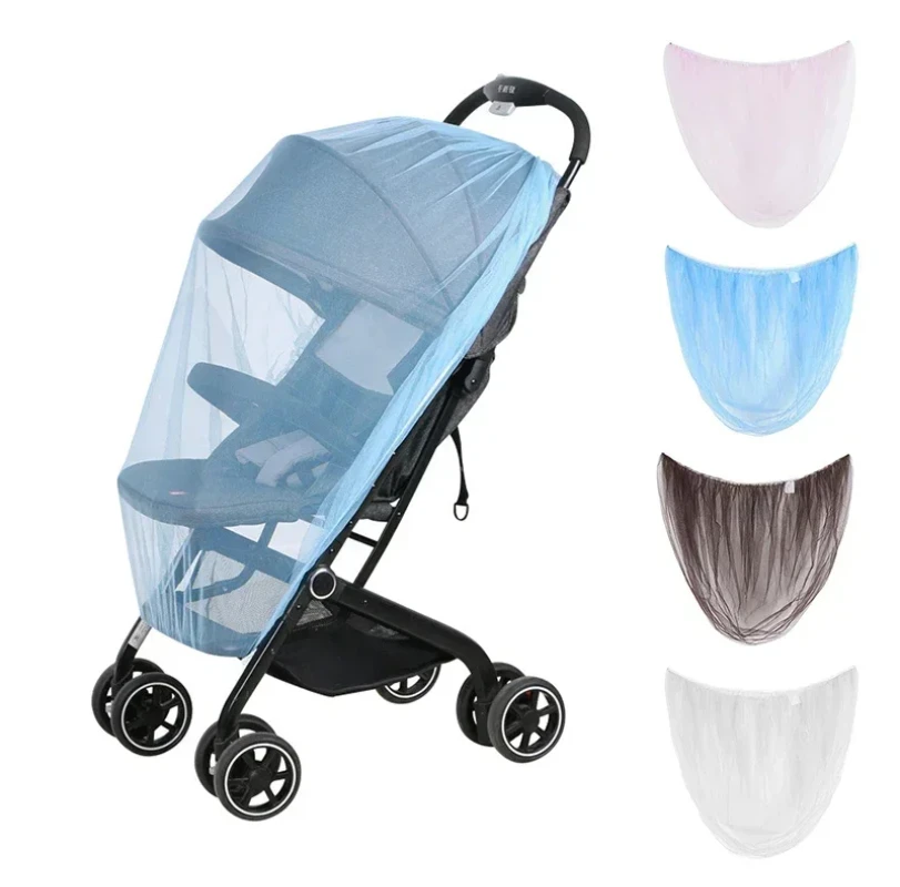 

Baby Stroller Pushchair Mosquito Insect Shield Net Safe Infant Protection Mesh Baby Pram Stroller Accessories Mosquito Net 150cm