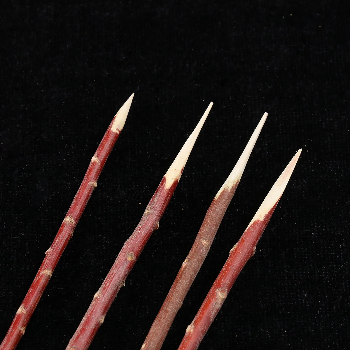 

100Pcs Bbq Forks Willow Wooden Barbecue Sticks Natural Durable Meat Skewers Outdoor Cooking Grill Tools