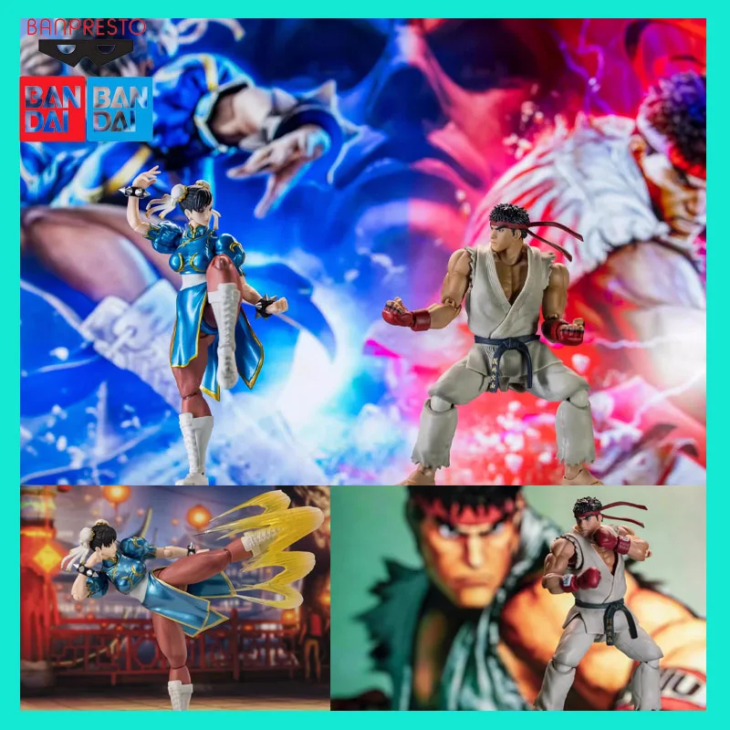 

New in Stock Bandai SHF Original Street Fighter Ryu Chun-Li Outfit 2 Action Figures Collectibles Perfect Holiday Gifts