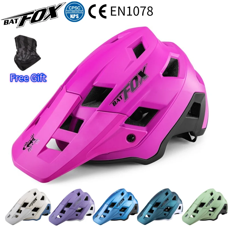 batfox-マウンテンバイクヘルメット女性のダウンヒル-mtb-保護ヘルメット-casco-パラ-bicicleta-mtb-kask-レーシングサイクリングヘルメット