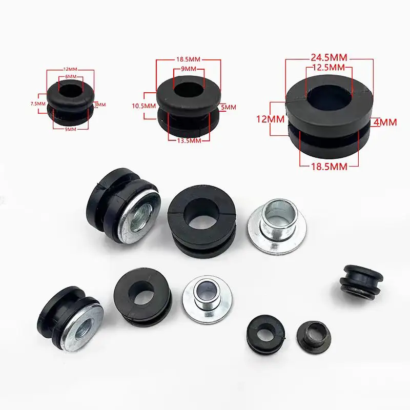 Picture 4: Motorcycle Fairing Rubber Grommets Bolt Kit Pressure Relief Cushion Shock Absorber Pad