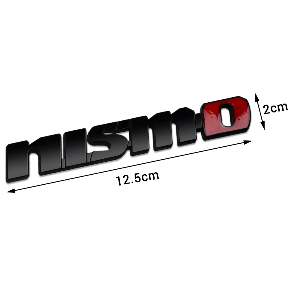 NISMO Fashion Car Stickers Front Grill Emblem Grille Badge Sticker For Nissan Nismo Tiida Teana Qashqai Note Juke XTrail Patrol