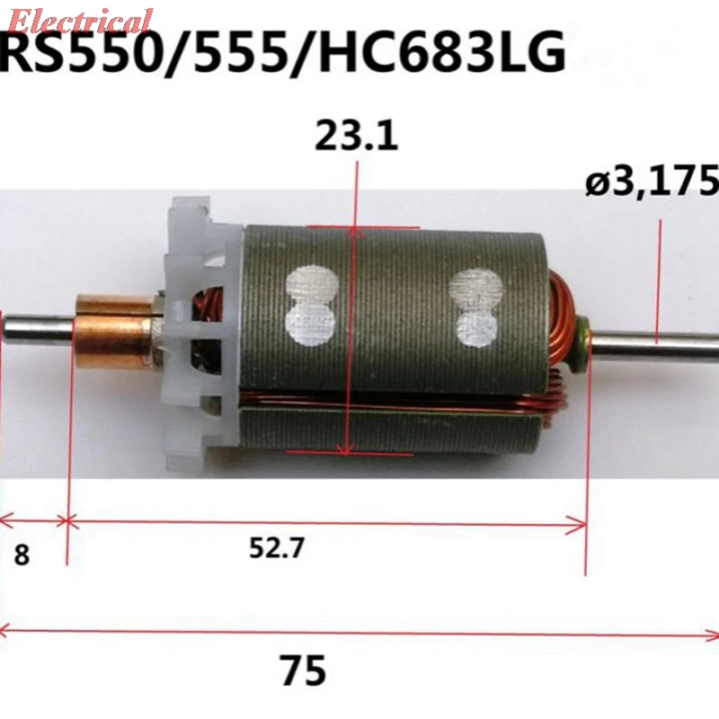 

Аккумуляторная дрель-шуруповерт 12 В постоянного тока RS550 держатель для угольной щетки с моторным ротором заглушка крышки для вертикальной крышки