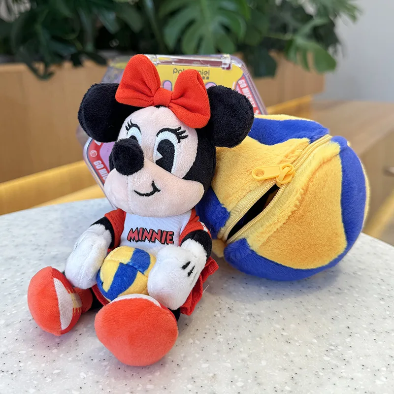 Authentic Disney Family Youth Games Blind Box Mickey And Donald Duck Plush Toy Pendant Key Chain Cartoon Doll Children's Toy