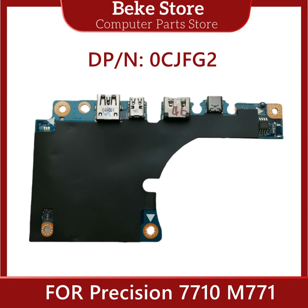 Beke New CN-0CJFG2 Dell FOR Precision 7710 M771 Left-side IO Circuit Board with Ttype-C / USB / Mini DP Ports LS-C558P 0CJFG2