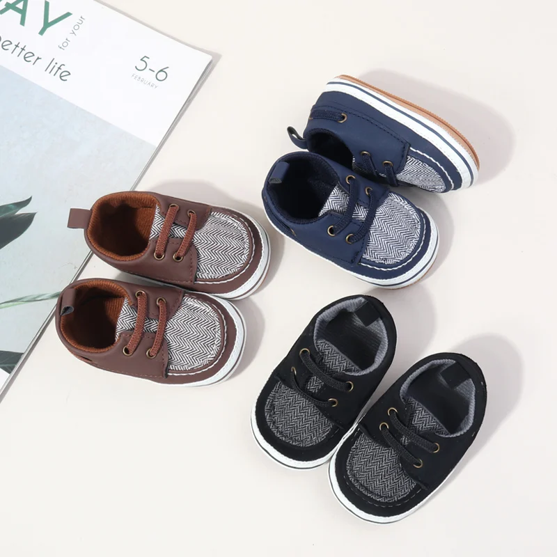 

Spring Autumn Baby Girl Boy British Style Small Leather Shoes Fashion Design High Quality Newborn Toddler Shoes First Walkers